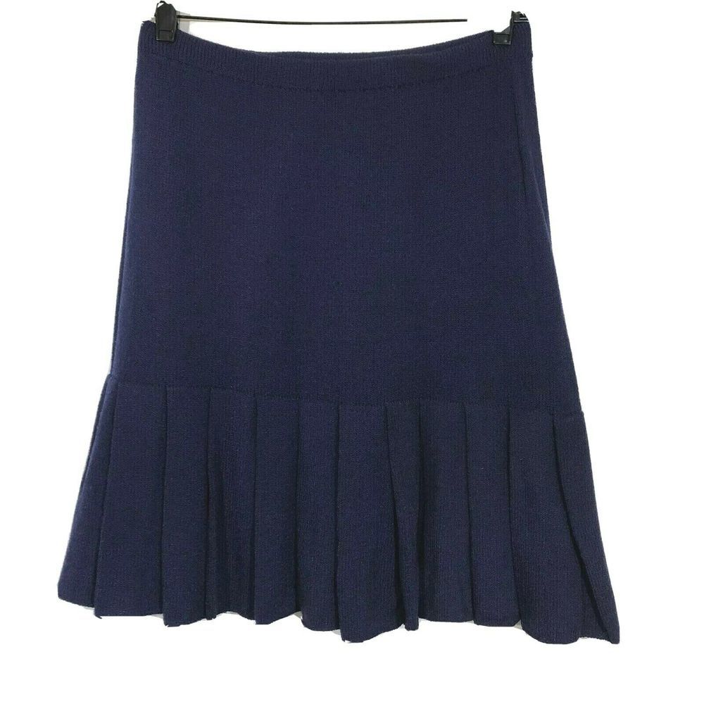 Antonella Preve | Pleated Santana Knit Mini Skirt